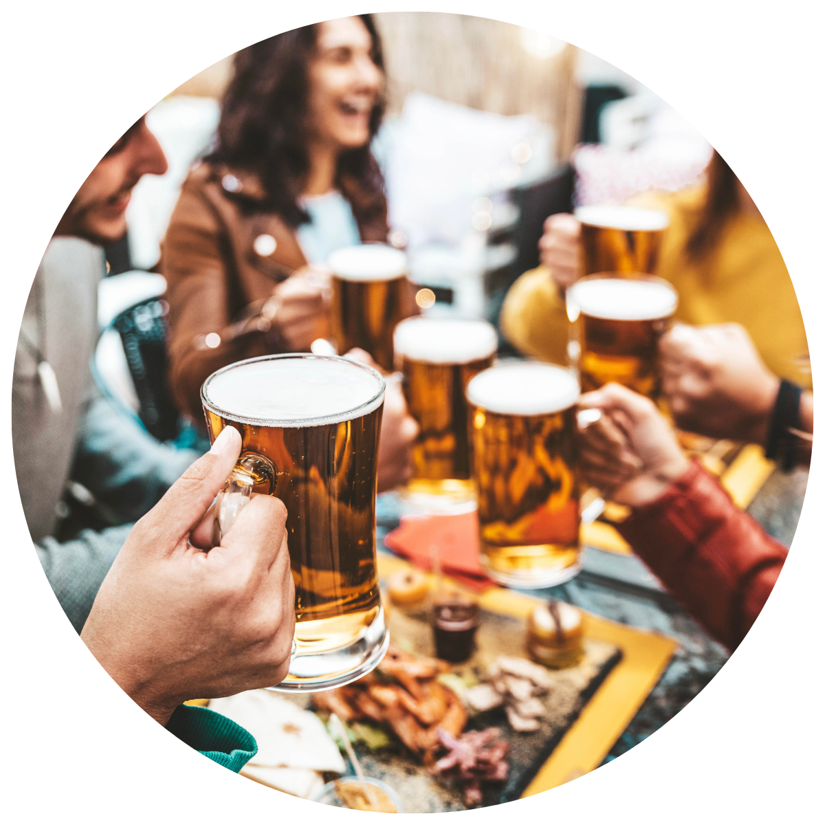 Happy Hour and Fun Stations