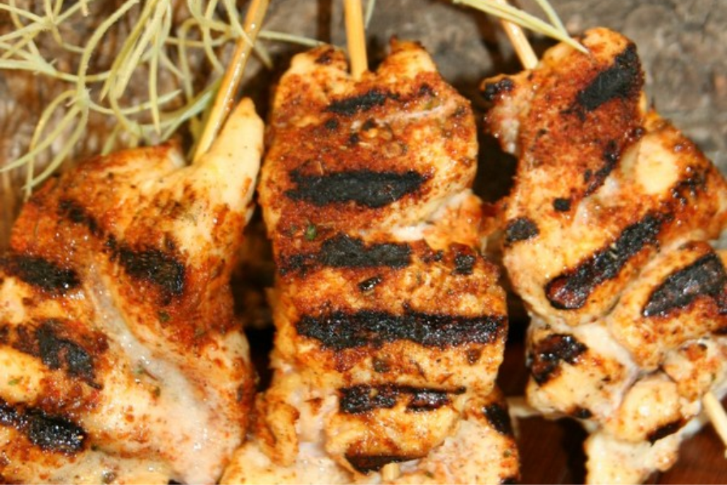 Hawaiian Ham Skewers